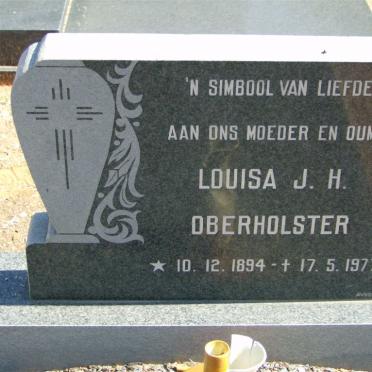 OBERHOLSTER Louisa J.H. 1894-1977