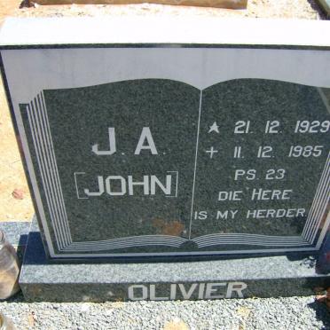 OLIVIER J.A. 1929-1985