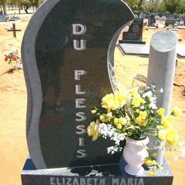 PLESSIS Elizabeth Maria Huibrecht, du 1937-2007