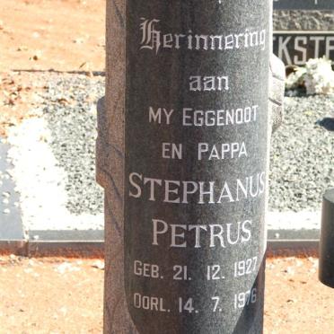 ROUX Stephanus, le 1927-1967