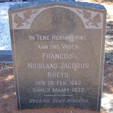 ROETS Francois Nicolaas Jacobus 1862-1932