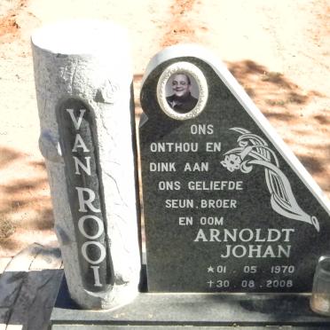 ROOI Arnoldt Johan, van 1970-2008