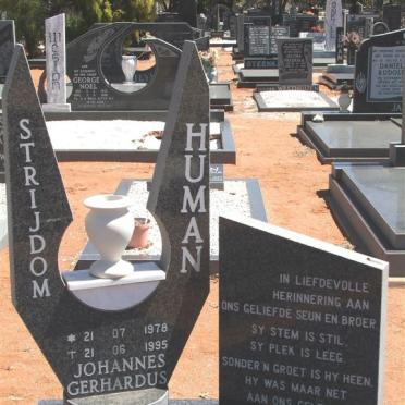 STRIJDOM HUMAN Johannes Gerhardus 1978-1995