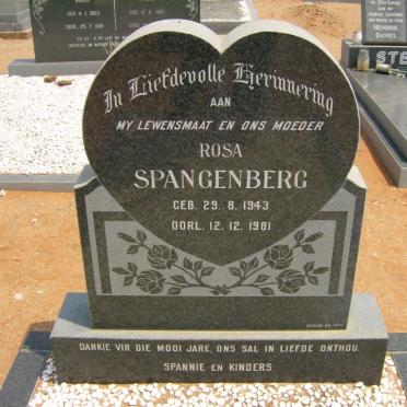 SPANGENBERG Rosa 1943-1981