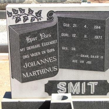 SMIT Johannes Marthinus 1914-1977