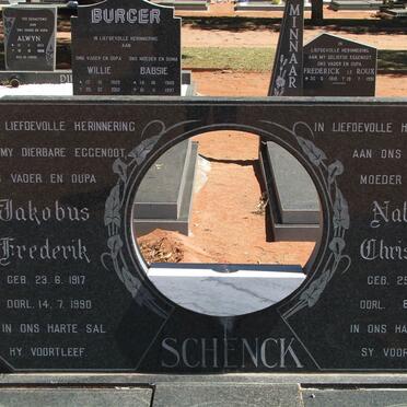 SCHENCK Jakobus Frederik 1917-1990 &amp; Natalina Christiana 1918-1999