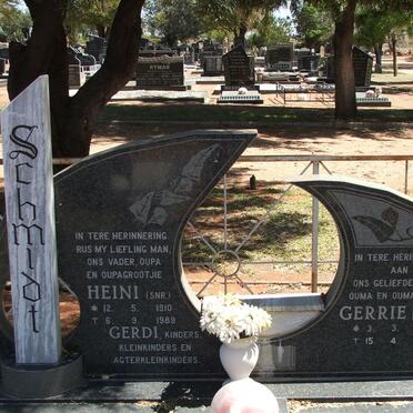 SCHMIDT Heini 1910-1989 &amp; Gerrie 1917-1999