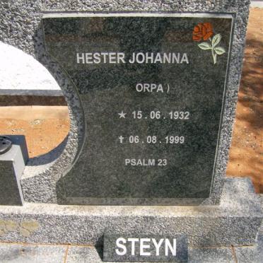 STEYN Hester Johanna 1932-1999
