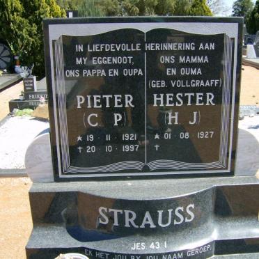 STRAUSS C.P. 1921-1997 &amp; H.J. 1927-