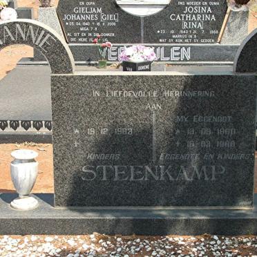 STEENKAMP Johan 1960-1988 &amp; Hannie 1963-