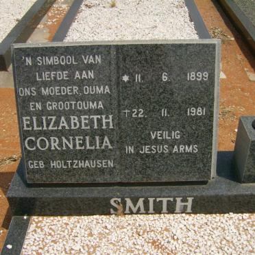 SMITH Elizabeth Cornelia nee HOLTZHAUSEN 1899-1981