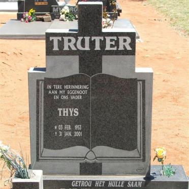 TRUTER Thys 1953-2001