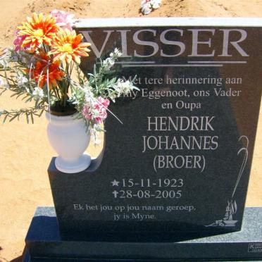 VISSER Hendrik Johannes 1923-2005