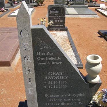 VENTER Gert Andries 1975-2000