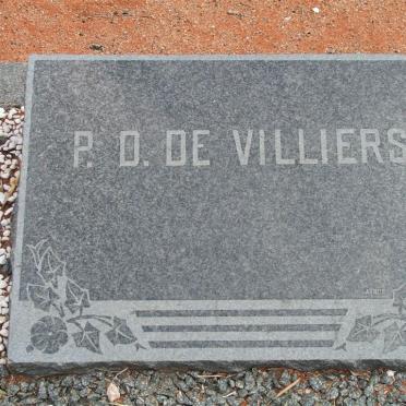 VILLIERS P.D., de