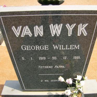 WYK George Willem, van 1919-1981