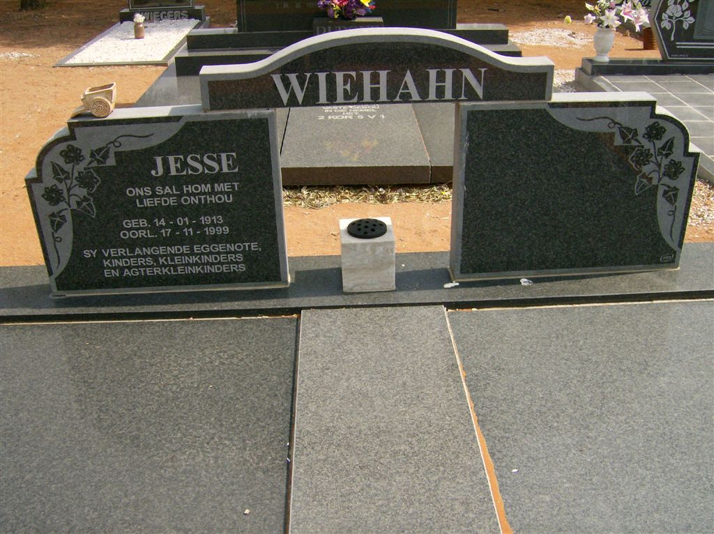 1WIEHAHN Jesse 1913-1999