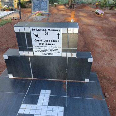 WILLEMSE Gert Jacobus 1967-2021
