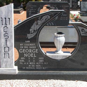 WESTON George Noël 1933-1986