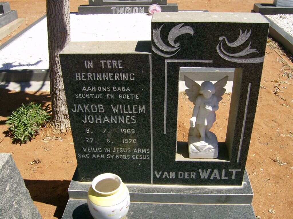 WALT Jakob Willem Johannes, van der 1969-1970