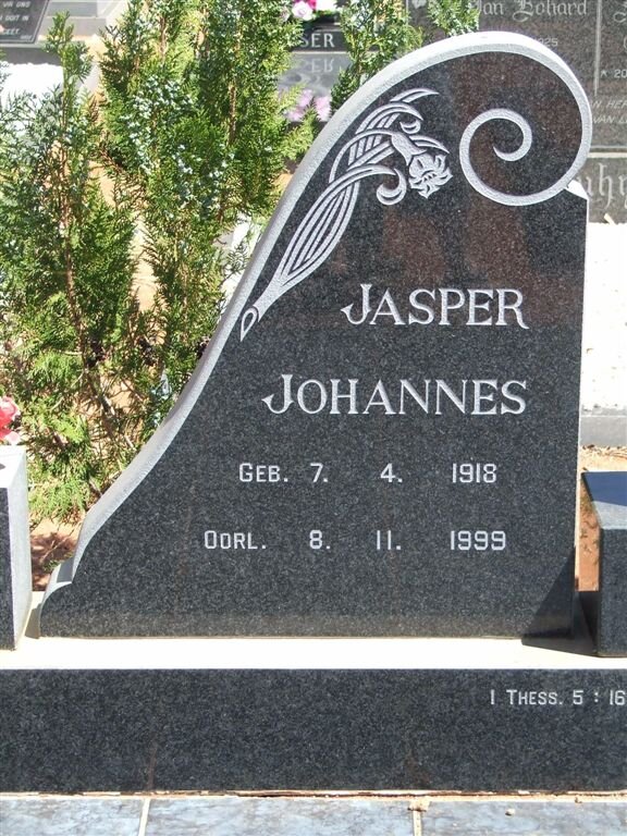 WESTHUIZEN Jasper Johannes, van der 1918-1999