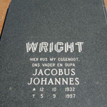 WRIGHT Jacobus Johannes 1932-1997