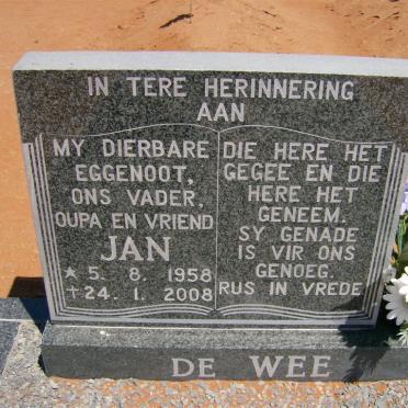 WEE Jan, de 1958-2008