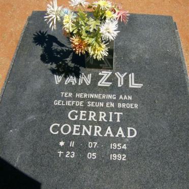 ZYL Gerrit Coenraad, van 1954-1992
