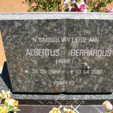 ZYL Albertus Gerhardus, van1964-2002