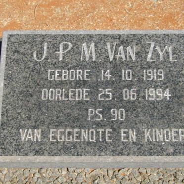 ZYL J.P.M., van 1919-1994