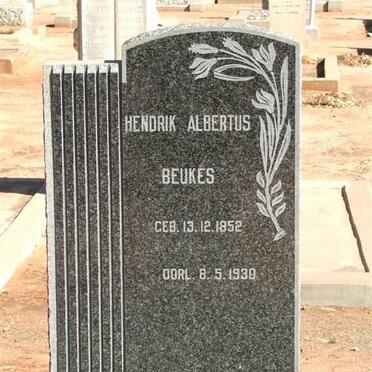 BEUKES Hendrik Albertus 1852-1930