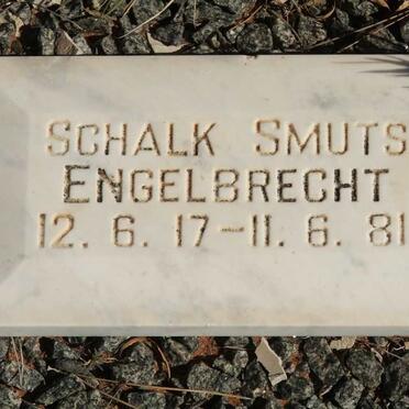 ENGELBRECHT Schalk Smuts 1917-1981