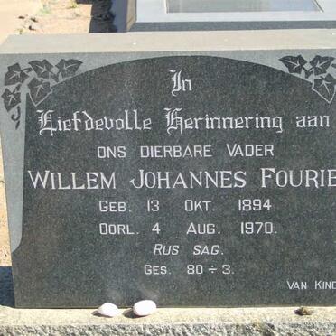 FOURIE Willem Johannes 1894-1970