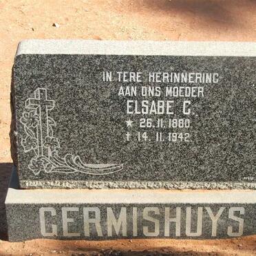 GERMISHUYS Elsabe C. 1880-1942