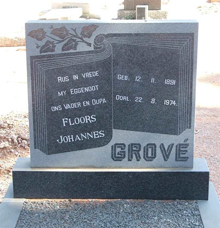 GROVE Floors Johannes 1891-1974
