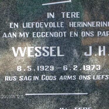 HUMAN Wessel J.H. 1929-1973