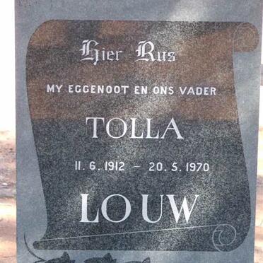 LOUW Tolla 1912-1970