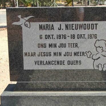 NIEUWOUDT Maria J. 1976-1976