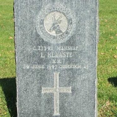 KLAASTE L. -1947