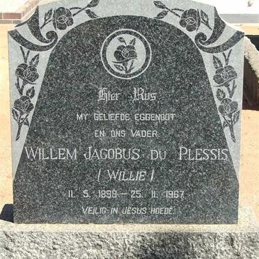 PLESSIS Willem Jacobus, du 1898-1967