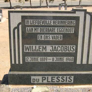 PLESSIS Willem Jacobus, du 1889-1960