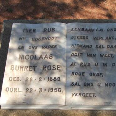ROSE Nicolaas Burret 1889-1956
