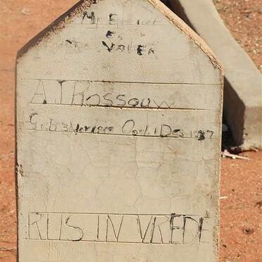 ROSSOUW A.J. 1848-1937