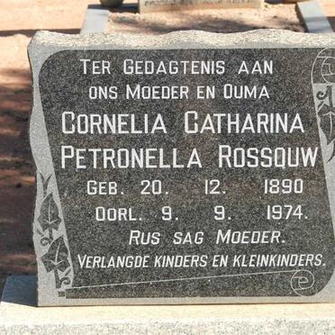 ROSSOUW Cornelia Catharina Petronella 1890-1974
