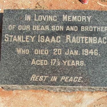 RAUTENBACH Stanley Isaac  -1946