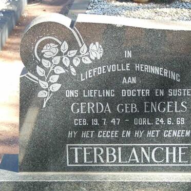 TERBLANCHE Gerda nee ENGELS 1947-1969