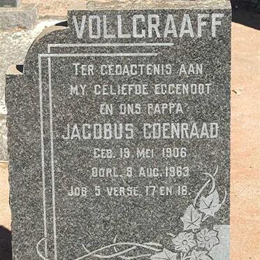 VOLLGRAAFF Jacobus Coenraad 1906-1963