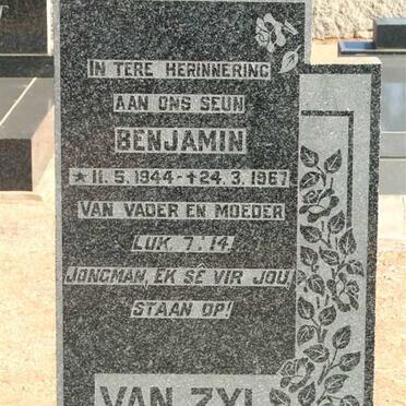 ZYL Benjamin, van 1944-1967