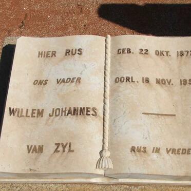 ZYL Willem Johannes, van 1872-1954