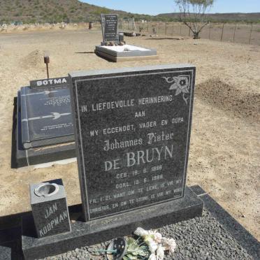 BRUYN Johannes Pieter, de 1896-1988